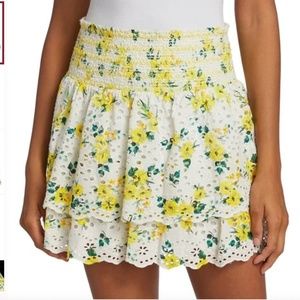 COPY - Alice + Olivia Bethie Mini Skirt, NWOT, "Drifting by Floral", Size 2